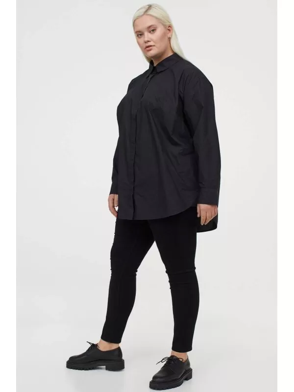 Blugi H&M EU 36 | Negru, Lungi, Bumbac - Image 5