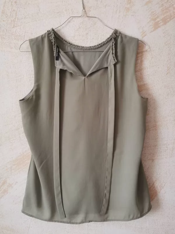 Bluză Orsay EU 38 | Khaki, Normal, Fără mâneci - Image 2