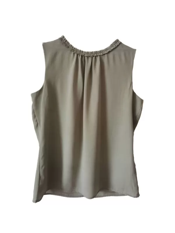 Bluză Orsay EU 38 | Khaki, Normal, Fără mâneci