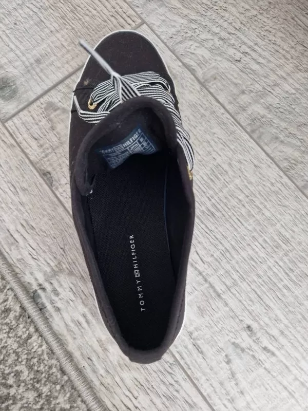 Sneakers Tommy Hilfiger EU 36 | Negru, Bumbac - Image 6