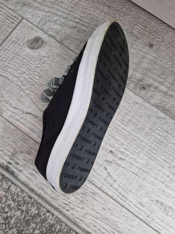 Sneakers Tommy Hilfiger EU 36 | Negru, Bumbac - Image 4