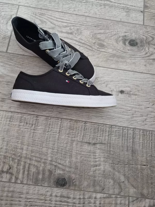 Sneakers Tommy Hilfiger EU 36 | Negru, Bumbac - Image 3
