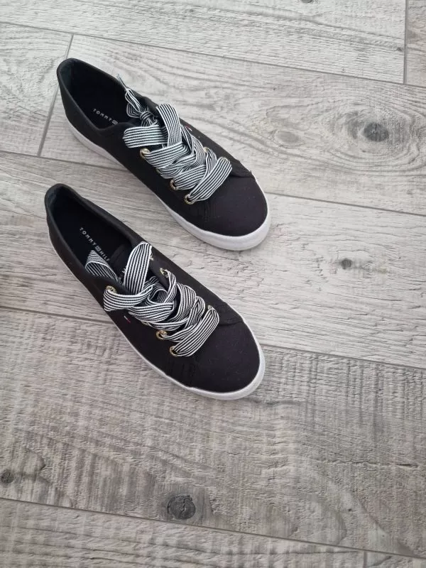 Sneakers Tommy Hilfiger EU 36 | Negru, Bumbac - Image 5