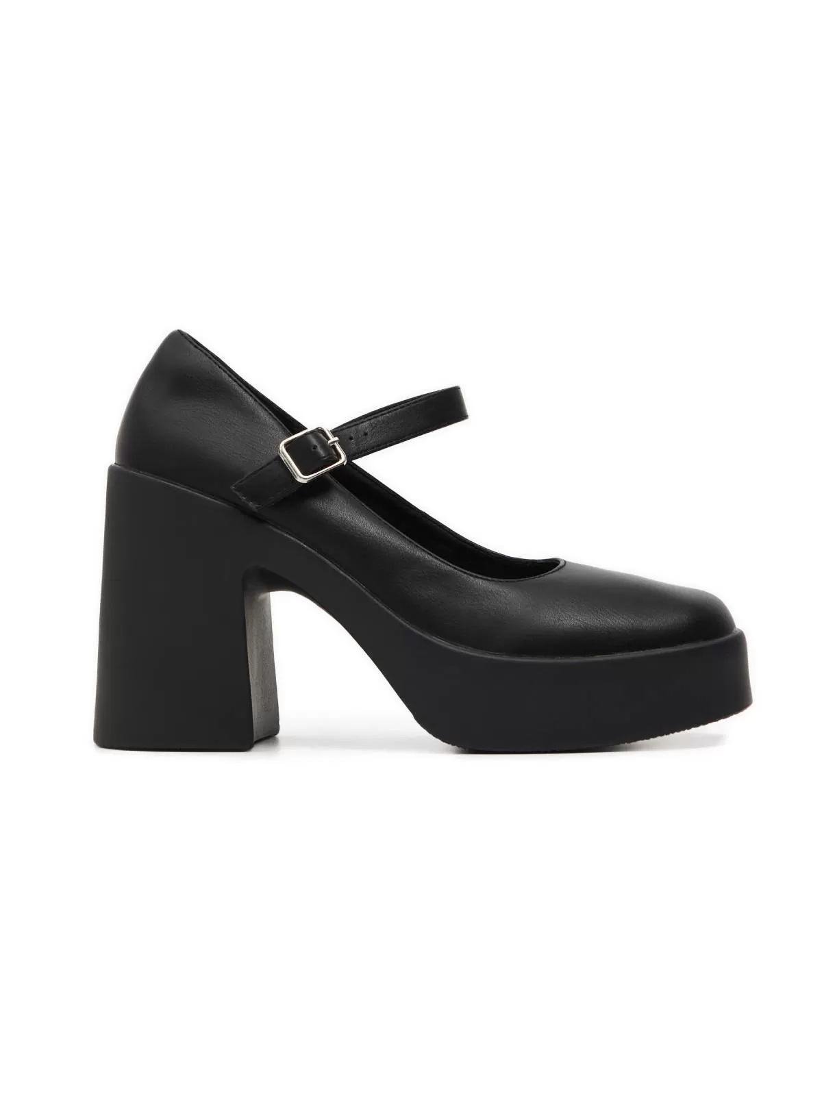 Pantofi cu toc înalt CROPP EU 36 | Negru, Piele ecologică