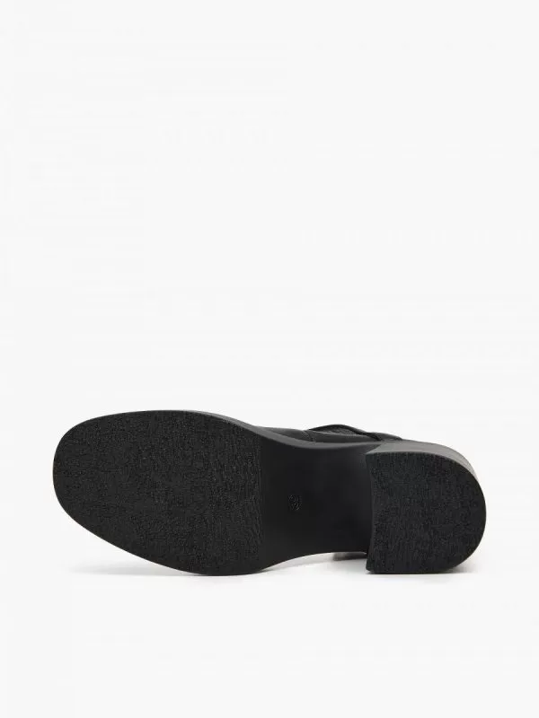 Pantofi cu toc înalt CROPP EU 36 | Negru, Piele ecologică - Image 5
