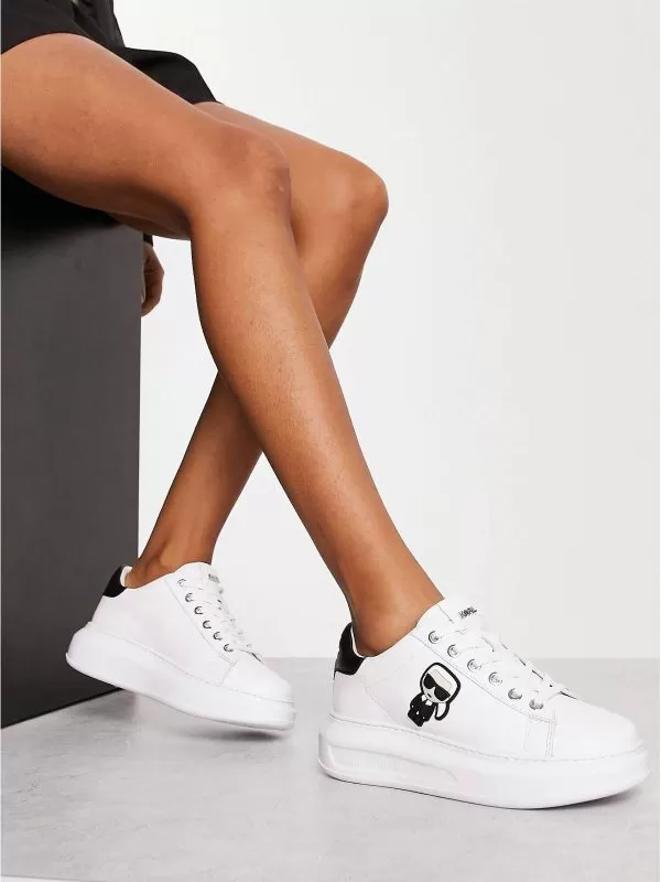 Sneakers Karl Lagerfeld EU 38 | Alb, Piele ecologică - Image 2