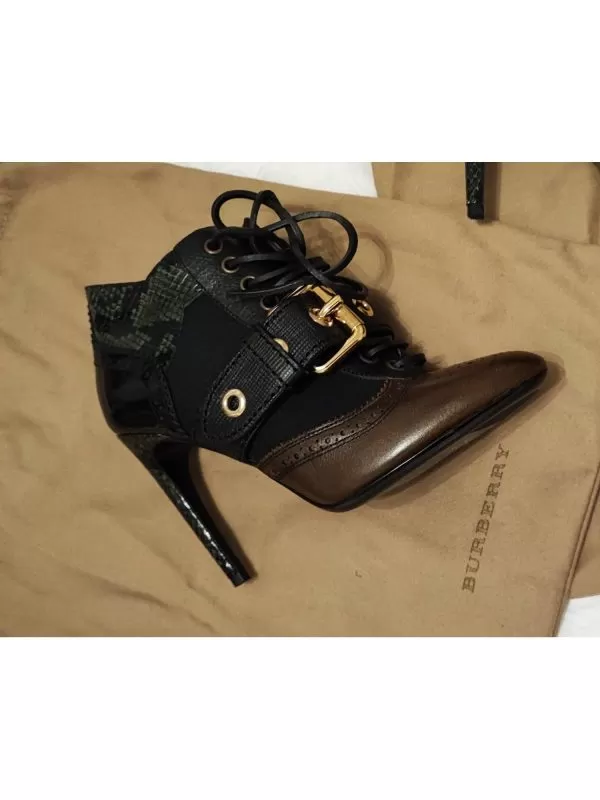 Ghete Burberry EU 37 | Multicolor, Piele naturală - Image 6