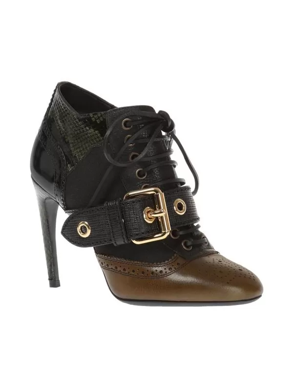 Ghete Burberry EU 37 | Multicolor, Piele naturală - Image 2