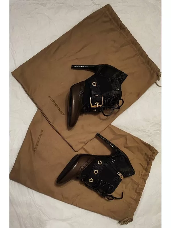 Ghete Burberry EU 37 | Multicolor, Piele naturală - Image 5