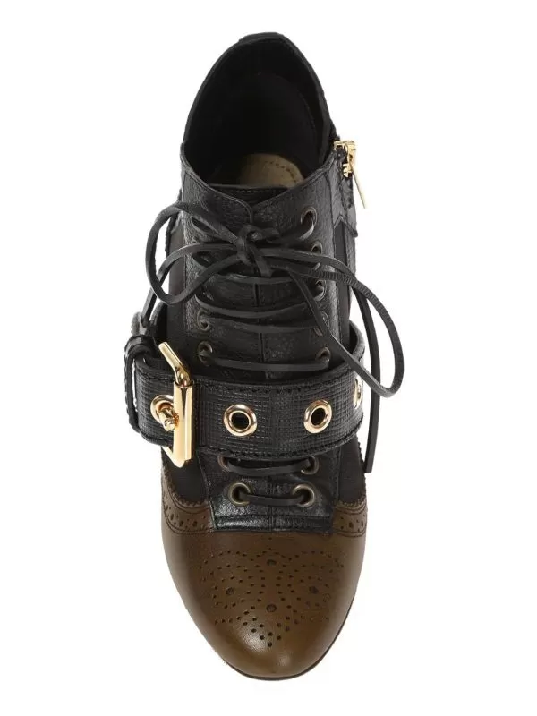 Ghete Burberry EU 37 | Multicolor, Piele naturală - Image 4