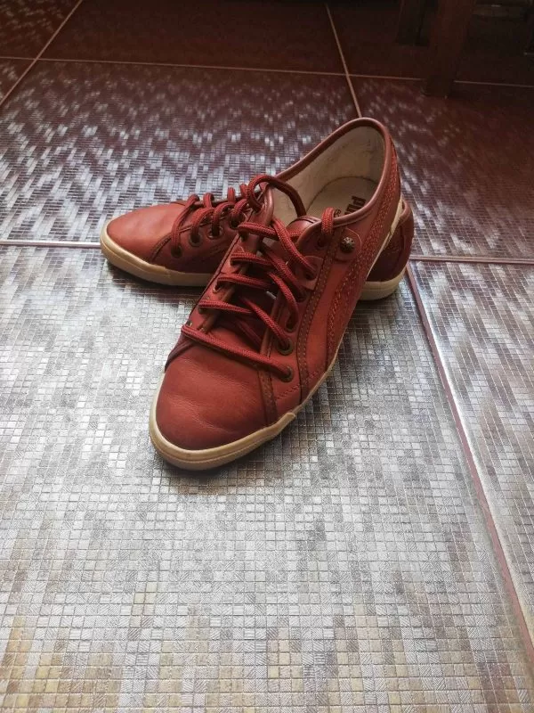 Sneakers Puma EU 37.5 | Maro, Piele naturală - Image 9