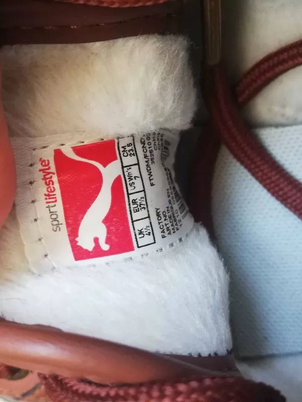 Sneakers Puma EU 37.5 | Maro, Piele naturală - Image 7