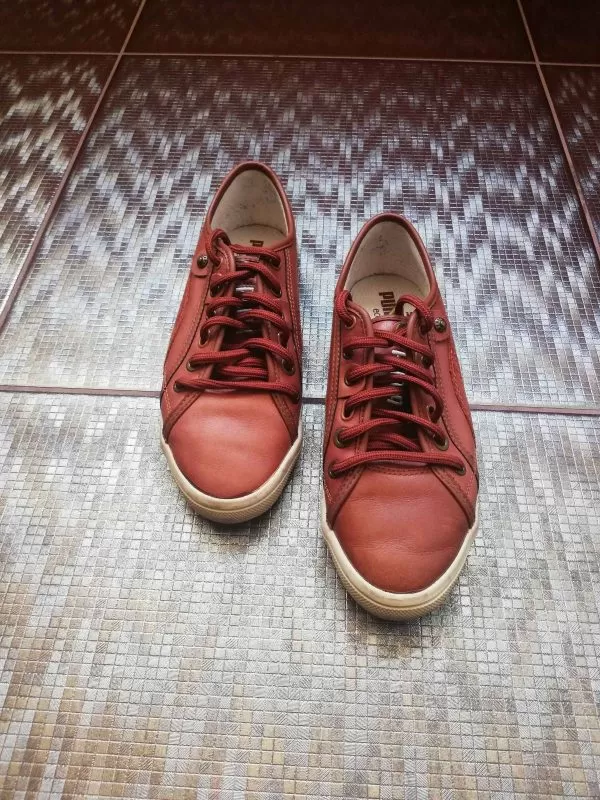 Sneakers Puma EU 37.5 | Maro, Piele naturală - Image 4