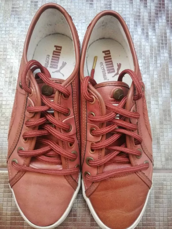 Sneakers Puma EU 37.5 | Maro, Piele naturală - Image 6