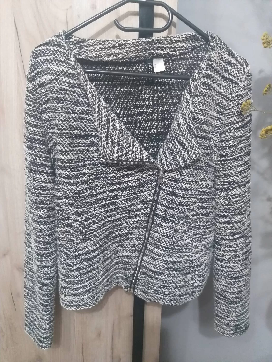 Jachetă H&M L | Negru, Fără glugă, Poliester - Image 2