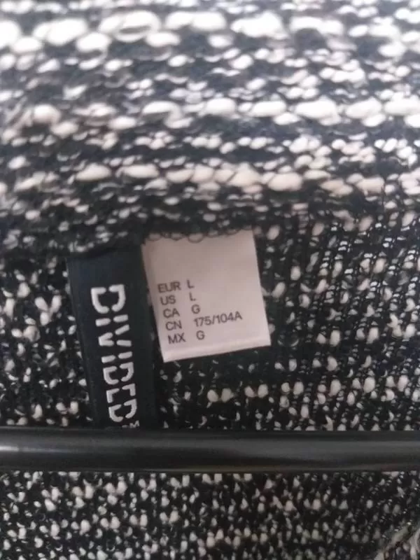 Jachetă H&M L | Negru, Fără glugă, Poliester - Image 5