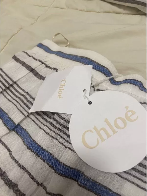 Rochie casual Chloé EU 36 | Alb, Midi, In - Image 4