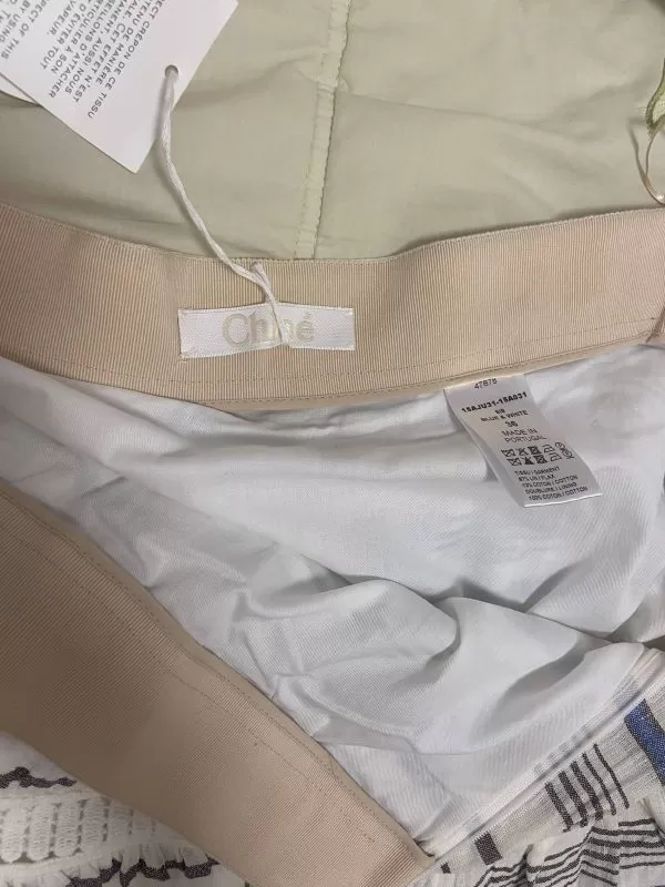 Rochie casual Chloé EU 36 | Alb, Midi, In - Image 3
