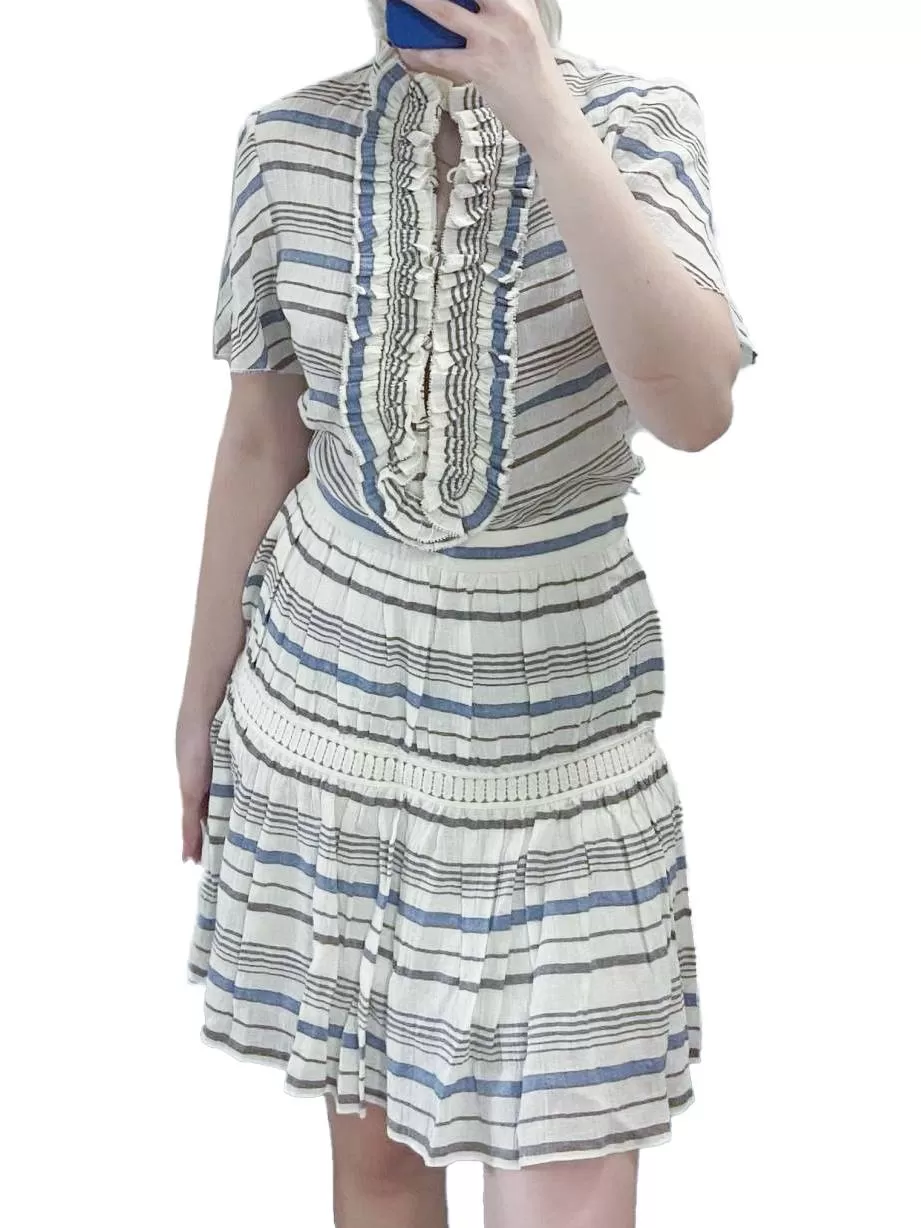 Rochie casual Chloé EU 36 | Alb, Midi, In