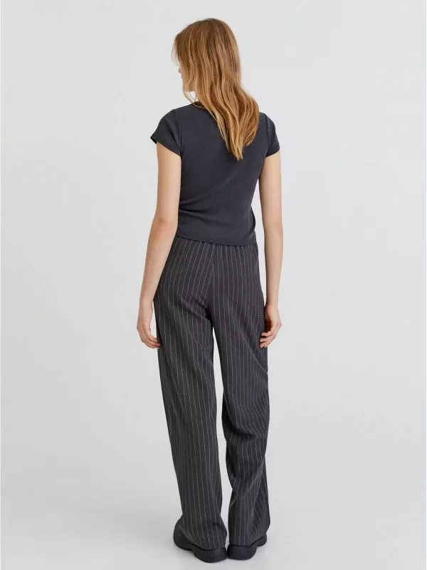 Top Pull&Bear EU 36 | Gri, Normal, Bumbac - Image 3