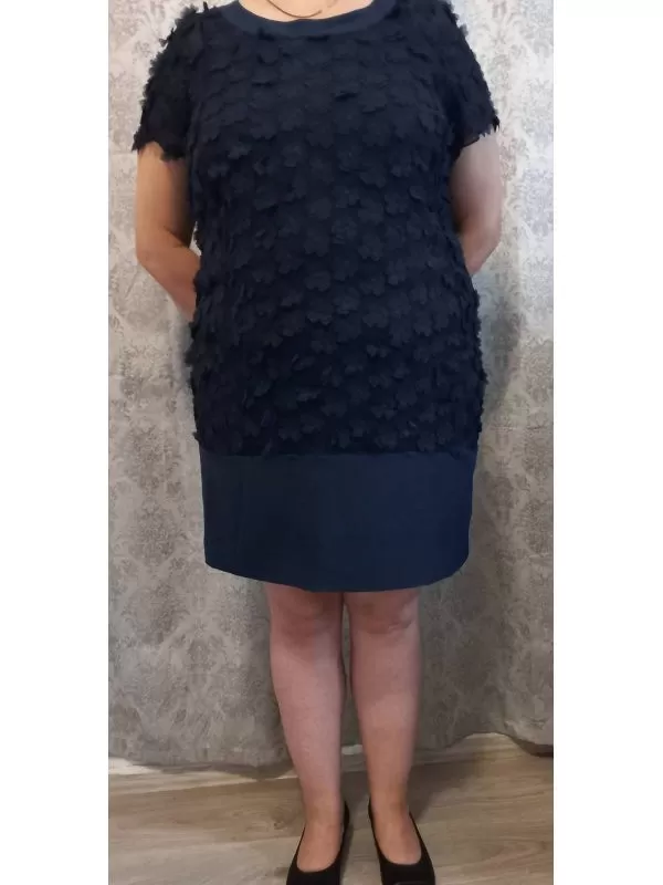 Rochie de seară Nissa EU 46 | Albastru, Midi, Vâscoză - Image 4