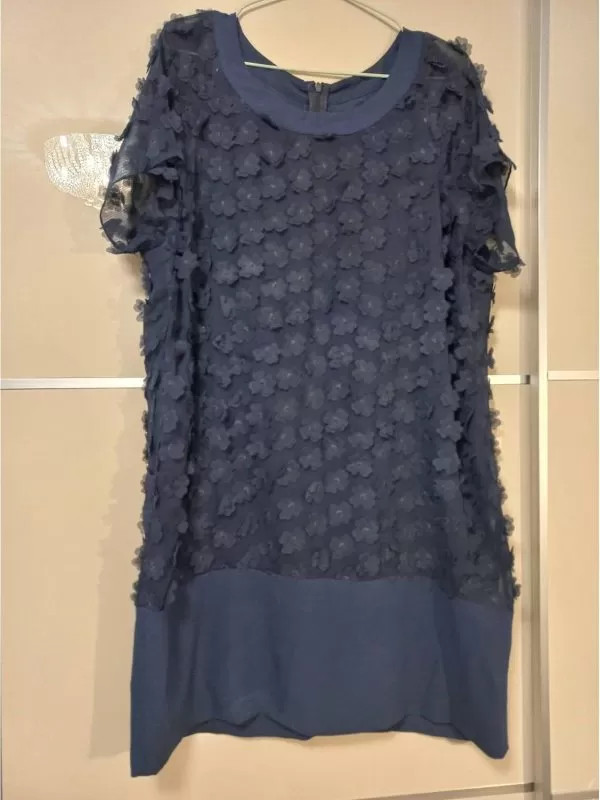 Rochie de seară Nissa EU 46 | Albastru, Midi, Vâscoză - Image 2