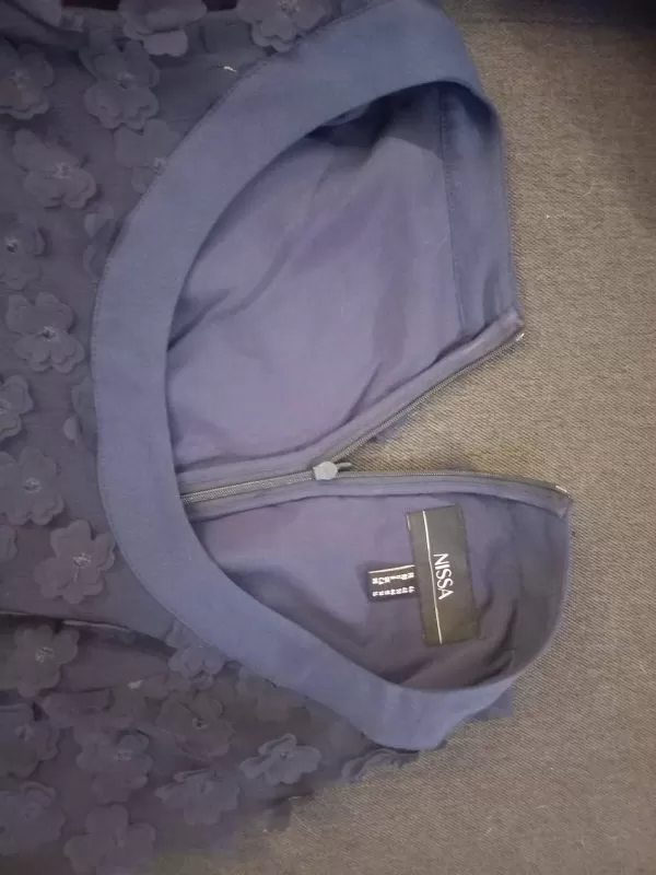 Rochie de seară Nissa EU 46 | Albastru, Midi, Vâscoză - Image 5