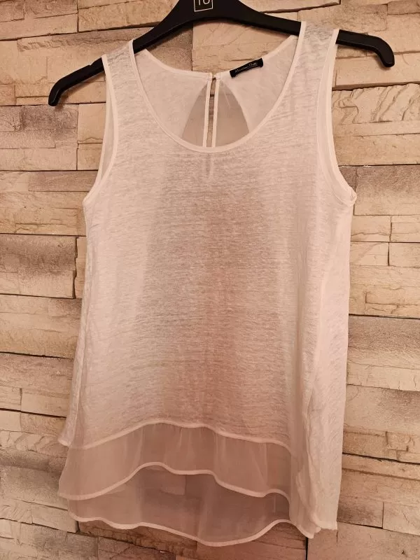 Top Massimo Dutti S | Alb, Normal - Image 2