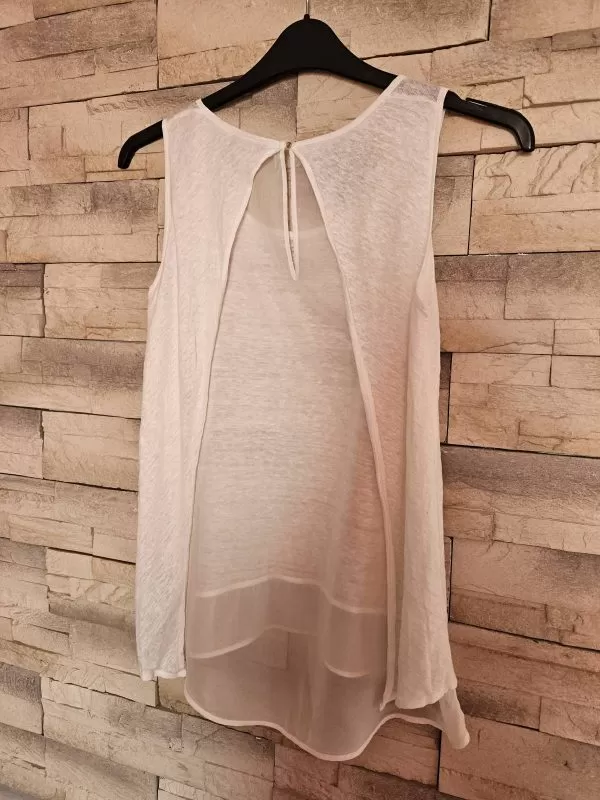 Top Massimo Dutti S | Alb, Normal - Image 3