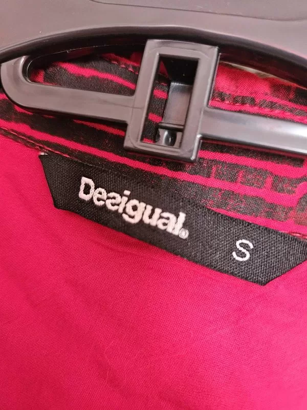 Cămașă Desigual S | Roșu, Normal, Vâscoză - Image 7