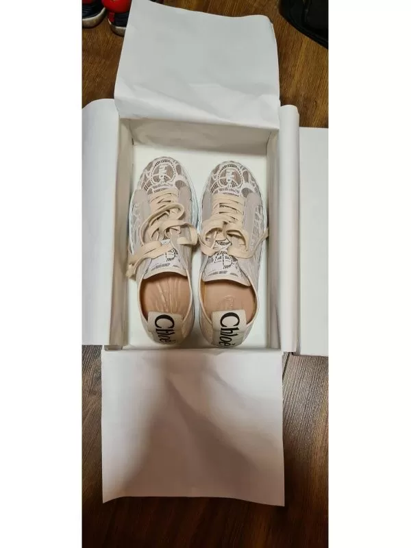 Sneakers Chloé EU 40 | Bej, Piele naturală - Image 4