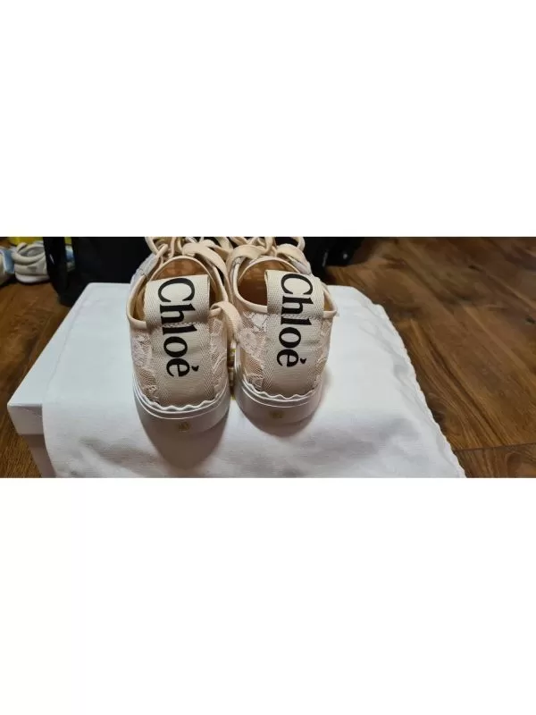 Sneakers Chloé EU 40 | Bej, Piele naturală - Image 5