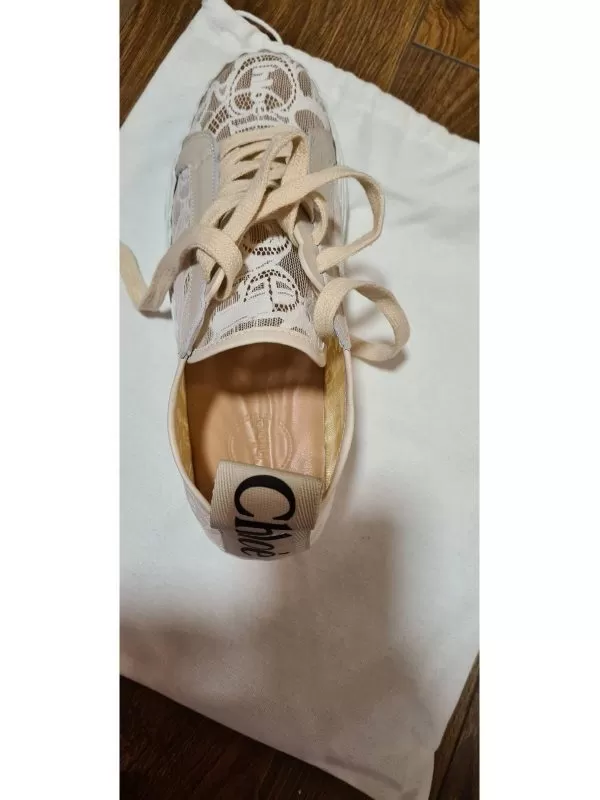 Sneakers Chloé EU 40 | Bej, Piele naturală - Image 7