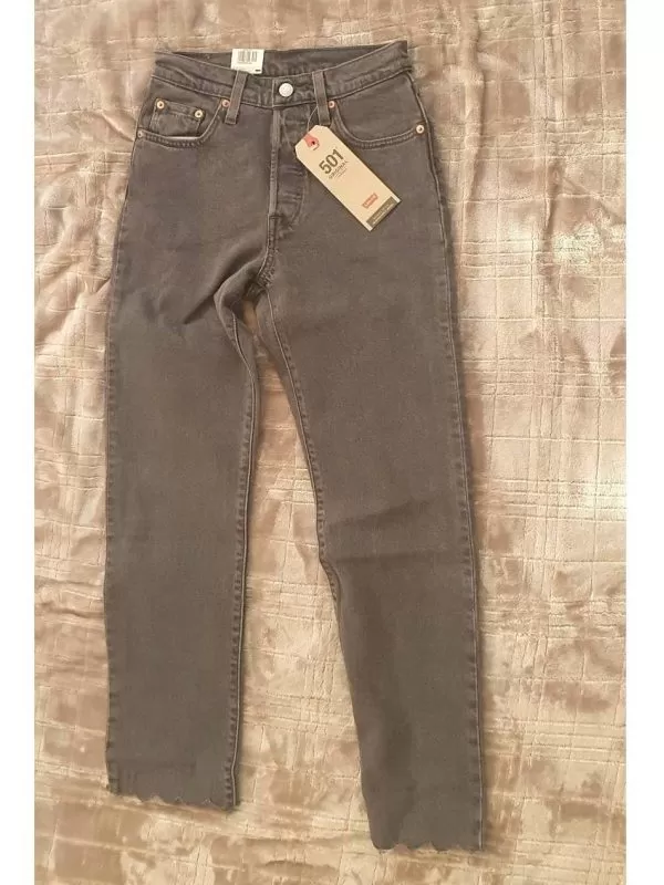 Blugi Levi's EU 30 | Gri, Lungi, Bumbac - Image 5