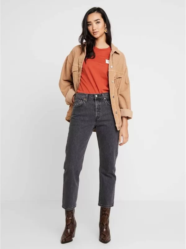 Blugi Levi's EU 30 | Gri, Lungi, Bumbac - Image 2