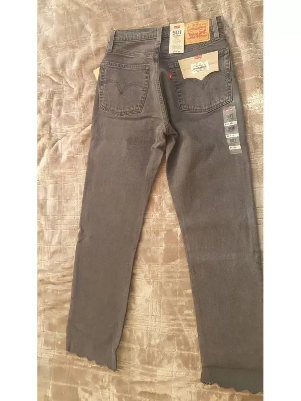 Blugi Levi's EU 30 | Gri, Lungi, Bumbac - Image 6