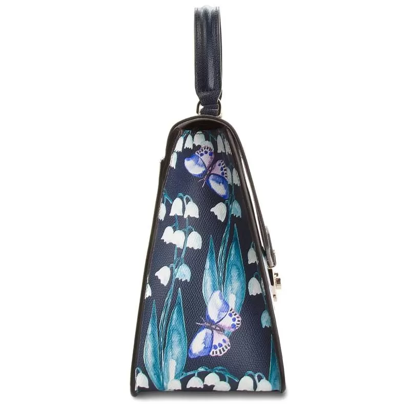 Geantă de umăr Furla | Albastru, Piele naturală - Image 3
