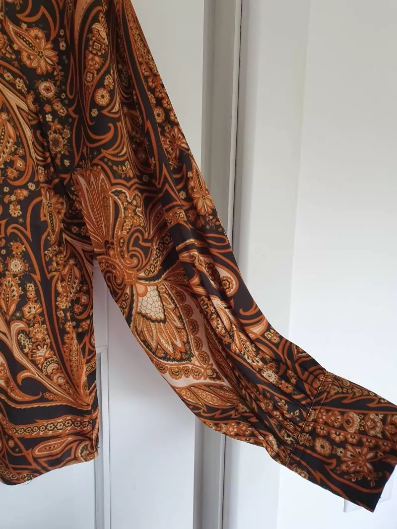 Bluză H&M EU 34 | Caramel, Normal, Poliester - Image 6