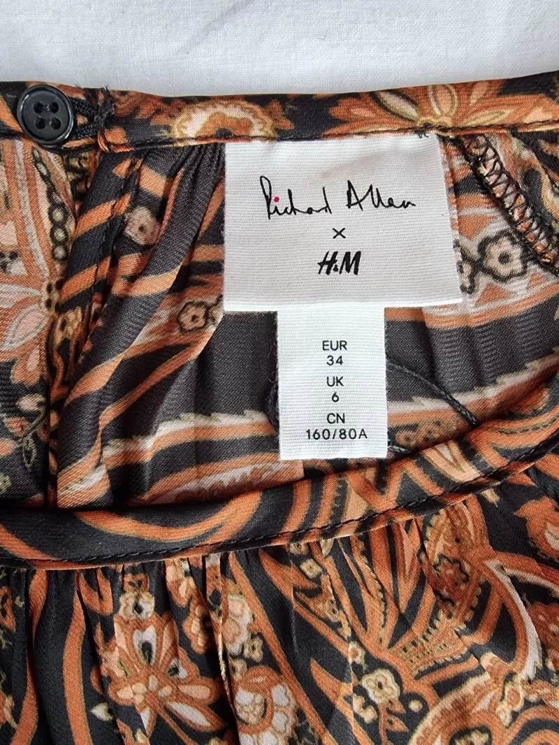Bluză H&M EU 34 | Caramel, Normal, Poliester - Image 7