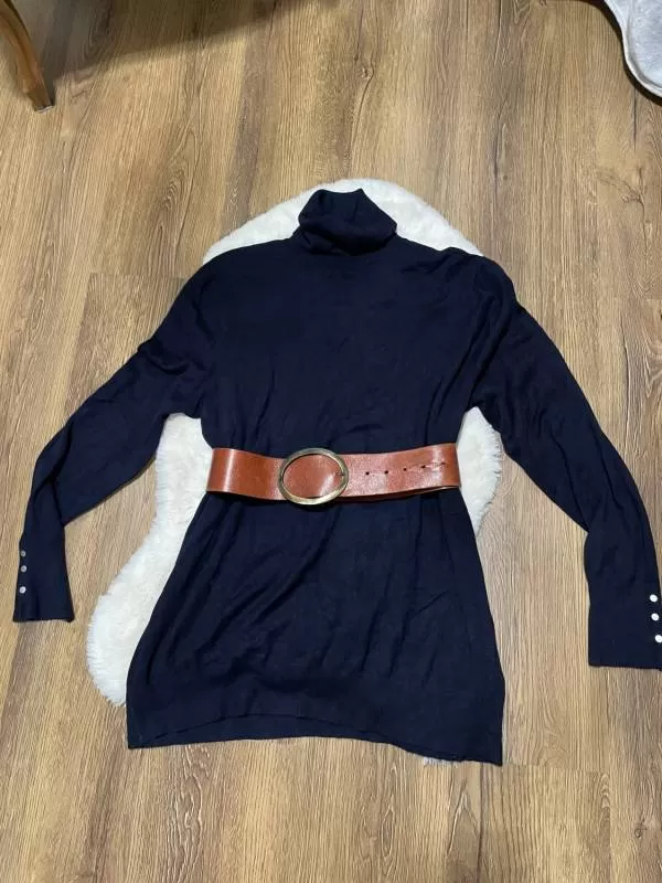 Bluză Jessica EU 38 | Albastru, Normal, Lână - Image 2