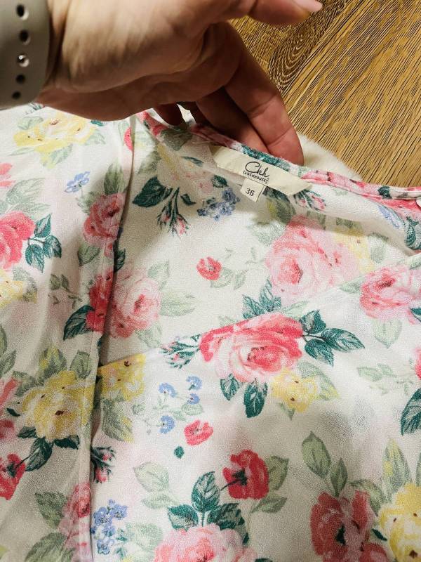 Rochie casual C&A EU 36 | Alb, Mini, Vâscoză - Image 3