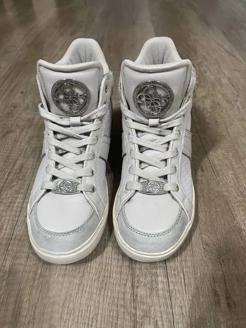 Sneakers Guess EU 37 | Crem, Piele ecologică - Image 2