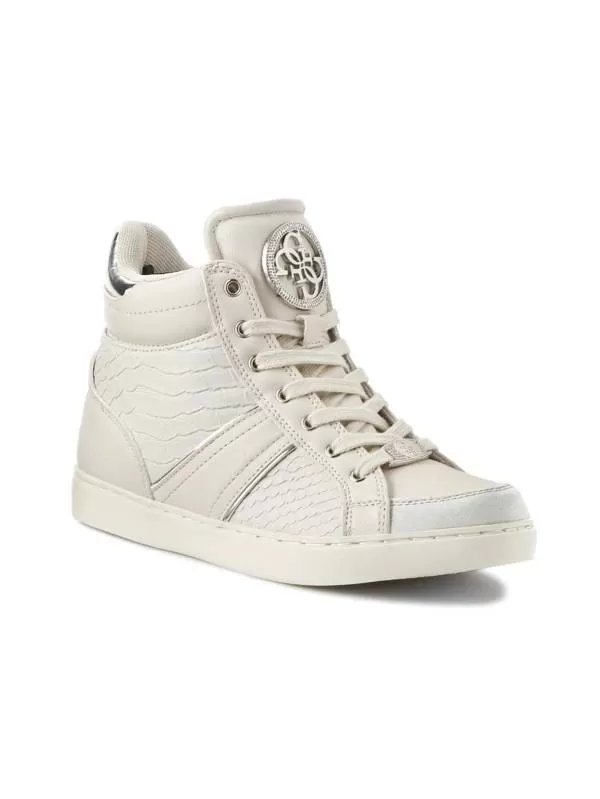 Sneakers Guess EU 37 | Crem, Piele ecologică