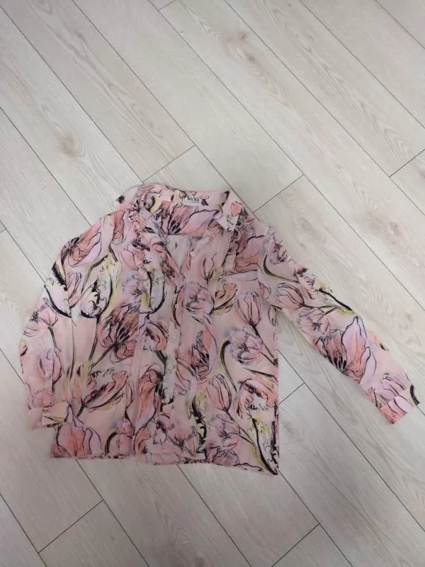 Cămașă Miu EU 36 | Roz, Normal, Mătase - Image 8