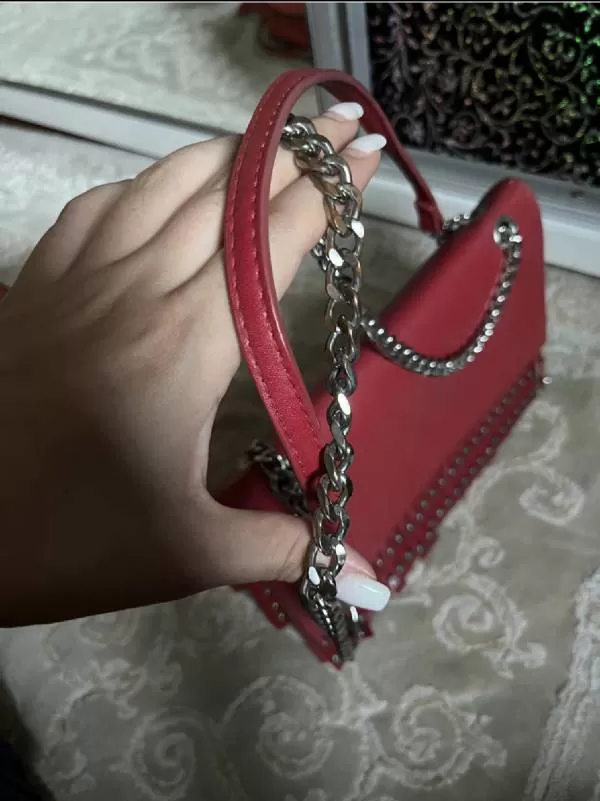 Geantă de mână Zara | Roșu, Poliester - Image 4