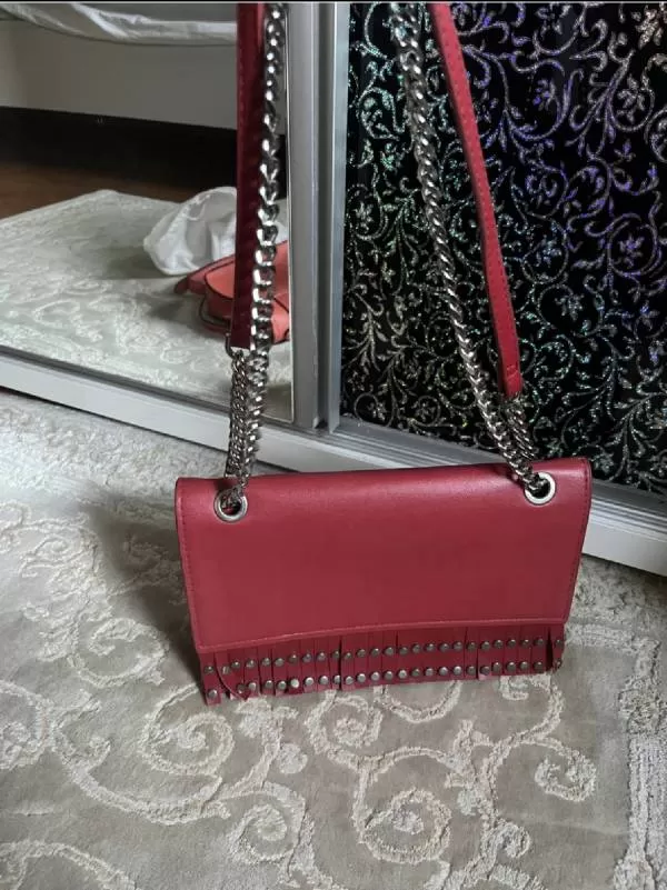 Geantă de mână Zara | Roșu, Poliester - Image 5