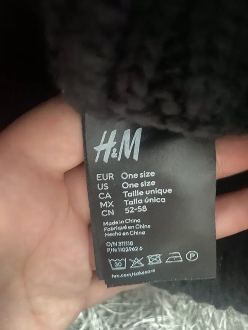 Pălărie H&M | Negru, Lână - Image 6