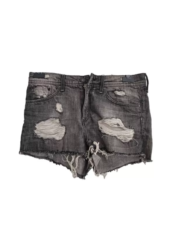 Blugi H&M EU 38 | Gri, Scurți, Denim