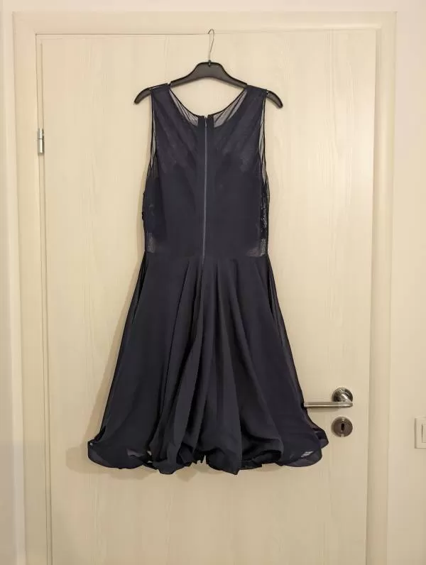 Rochie de seară ANA RADU EU 38 | Albastru, Midi, Poliester - Image 3