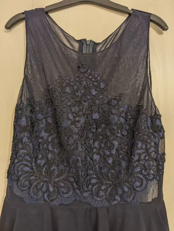Rochie de seară ANA RADU EU 38 | Albastru, Midi, Poliester - Image 4